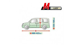Чехол-тент для автомобиля Mobile Garage. Размер: M LAV на Ford Transit Courier 2014-