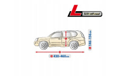 Чохол-тент для автомобіля Optimal Garage. Розмір L Suv/Off-road на Opel Crossland X 2018- (5-4330-241-2092)