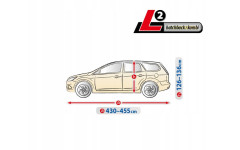 Чохол-тент для автомобіля Optimal Garage. Розмір: L2 hb/kombi на BMW 3 F34 2013- (5-4316-241-2092)