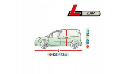 Чехол-тент для автомобиля Mobile Garage. Размер: L LAV на Ford Transit Connect 2002-2012