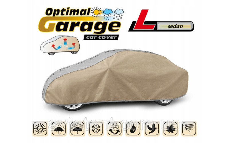 Чехол-тент для автомобиля Optimal Garage. Размер: L Sedan на Toyota Corolla 2016-