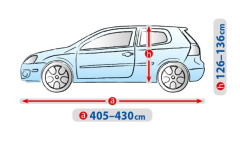 Тент для автомобіля Basic Garage. Розмір: L1 hb/kombi на Volkswagen Golf IV 1997-2006