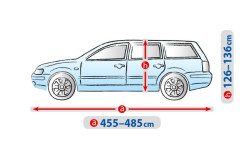 Авто тент Basic Garage. Размер: XL hb/kombi на Volkswagen Passat Alltrack 2012- (5-3957-241-3021)