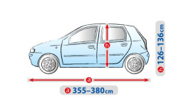 Тент для авто Basic Garage. Размер: M1 hb Toyota Yaris 2006-2010