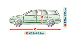 Чехол-тент для автомобиля MEMBRANE Garage. Размер XL hb/kombi на Volkswagen Passat Alltrack 2012-