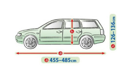 Чехол-тент для автомобиля Mobile Garage. Размер XL hb/kombi на Volkswagen Passat B7 2010-