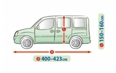 Чехол-тент для автомобиля Mobile Garage. Размер: M LAV на Volkswagen Caddy 1995-2004