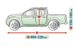 Чохол-тент для автомобіля Mobile Garage. Розмір XL PICKUP без кунгу на Volkswagen Amarok 2022- (5-4129-248-3020)