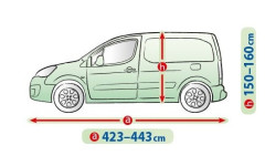 Чехол-тент для автомобиля Mobile Garage. Размер: L LAV на Volkswagen Caddy 2015-