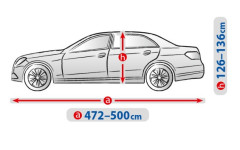 Чехол-тент для автомобиля Optimal Garage. Размер: XL Sedan на Volkswagen Passat CC 2008-2012 (5-4330-241-2092)