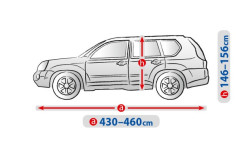 Чехол-тент для автомобиля Optimal Garage. Размер L Suv/Off-road на Volkswagen Tiguan 2018- (5-4330-241-2092)