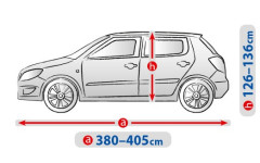 Чохол-тент для автомобіля Optimal Garage. Розмір: M2 hb Volkswagen Golf III 1992-1997 (5-4330-241-2092)