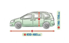 Чехол-тент для автомобиля Mobile Garage. Размер: XL mini VAN на Volkswagen Touran 2015-